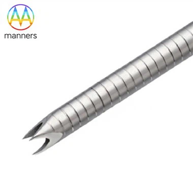 Agujas ecogénicas de acero inoxidable