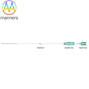 Agujas ecogénicas 18G-26G PTC