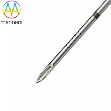 Agujas ecogénicas visibles para ultrasonido