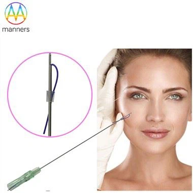 Hilos de PDO Aguja de estiramiento facial