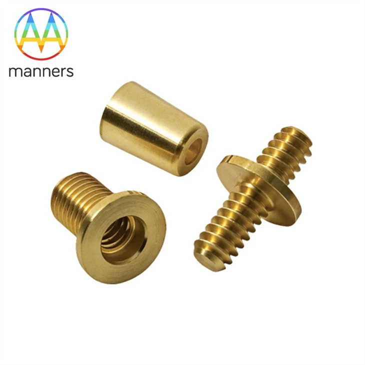 CNC Lathe Mecanizado de precisión de la pieza de latón
