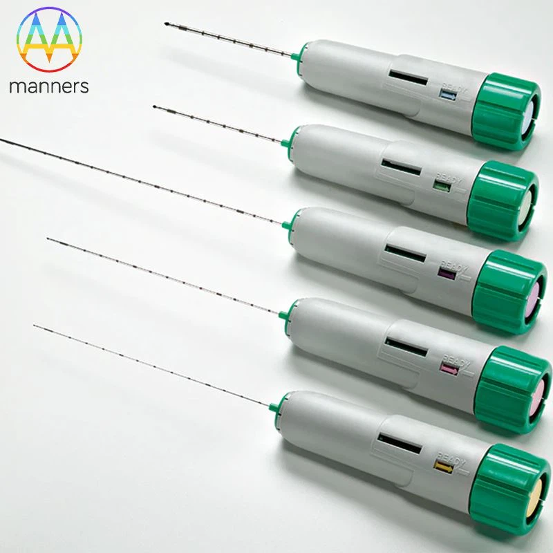 Aguja de biopsia de próstata de núcleo desechable