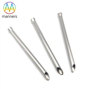 Agujas para perforar el cuerpo humano de acero inoxidable