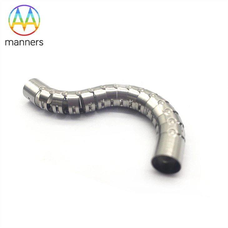 Tubo de hueso de serpiente para endoscopio de acero inoxidable