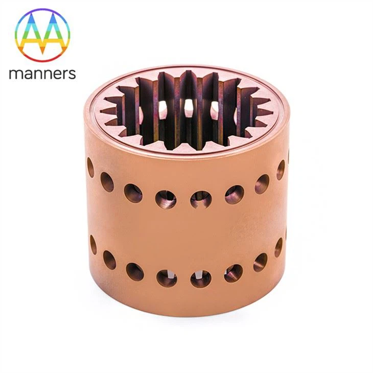 Piezas de conector de cobre de mecanizado CNC