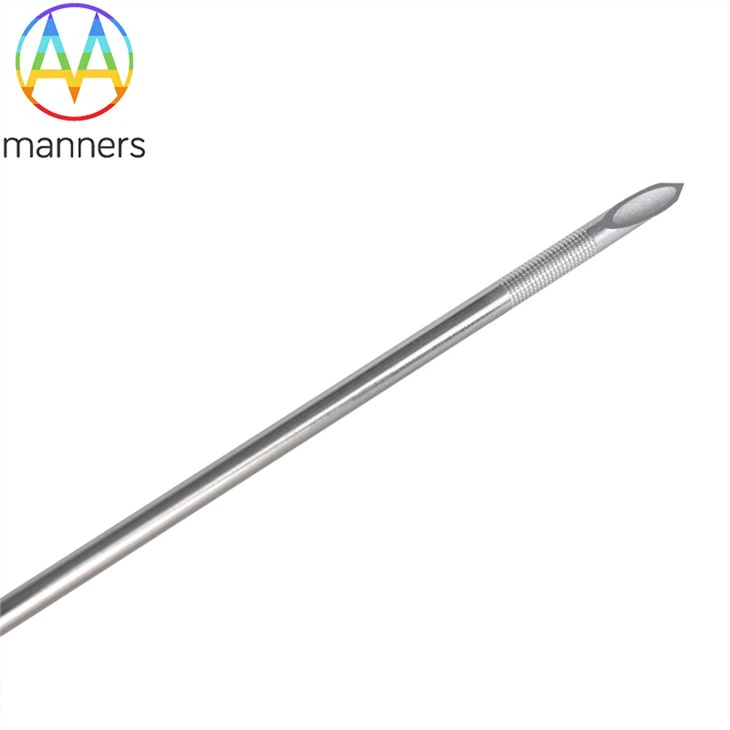 Aguja de lumen único para recogida de óvulos