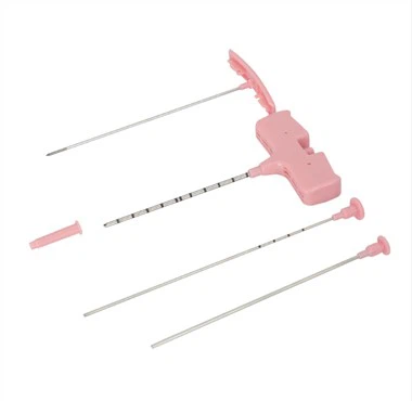 Aguja de biopsia de médula ósea rosa